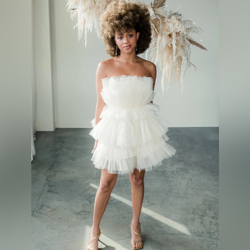 Confête - Waldorf Tulle Mini Dress in Size S